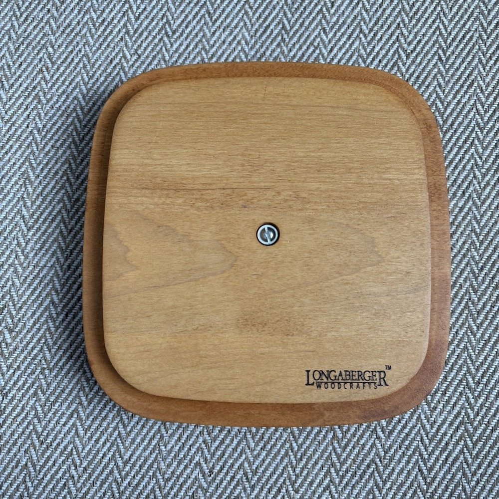 Longaberger Basket Lid Large Spoon Square 51217 - Picture 2 of 4